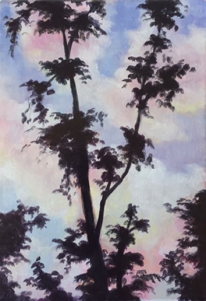 Twilight Trees
5x7in oil on wood $450 (framed) Twilight Trees
5x7in oil on wood $450 (framed)
